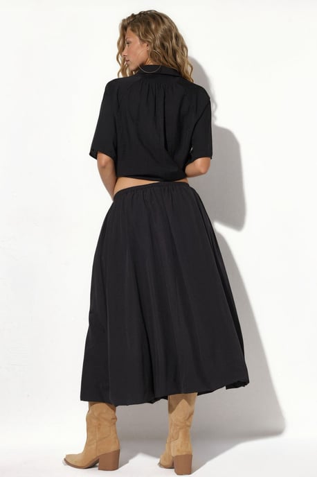 Hoge Taille A-Lijn Midi Rok - Image 3