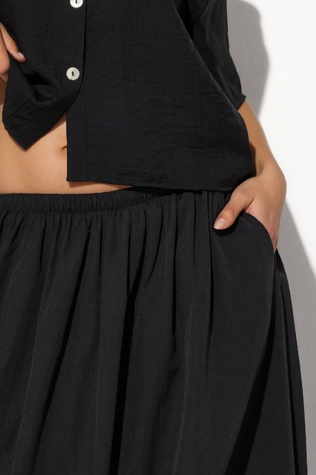 Hoge Taille A-Lijn Midi Rok - Image 5