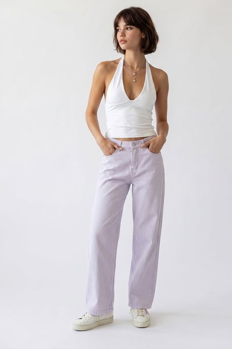 Hoge Taille Wijde Denim Jeans - Image 2