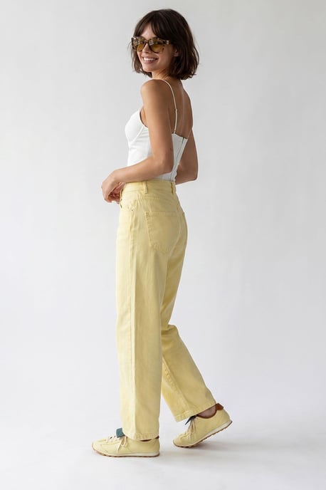 Hoge Taille Wijde Denim Jeans - Image 4