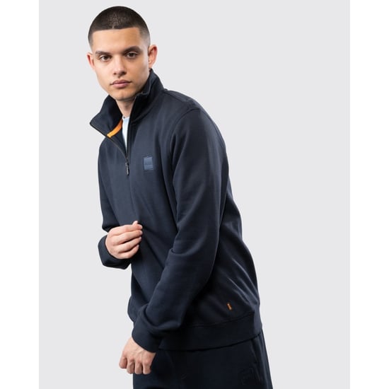 BOSS Oranje Zetrust Heren Sweatshirt met 1/4 rits - Image 4