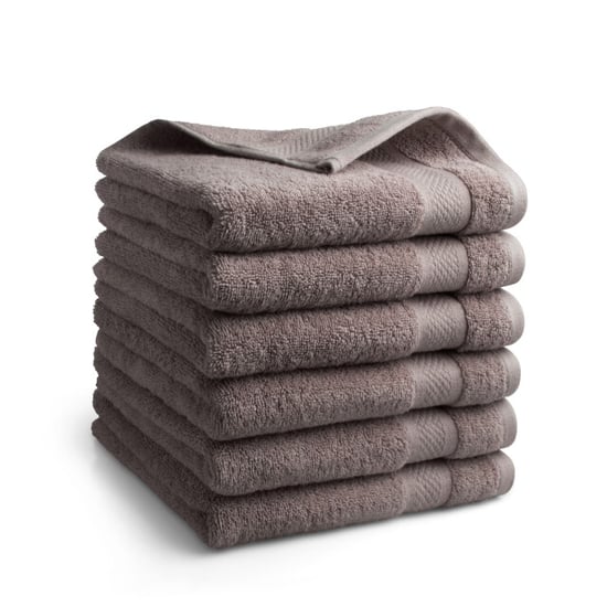 DoubleDry Hotel handdoeken 50 x 100 cm – set van 6 – 100% katoen 500 g/m2 – - Image 1