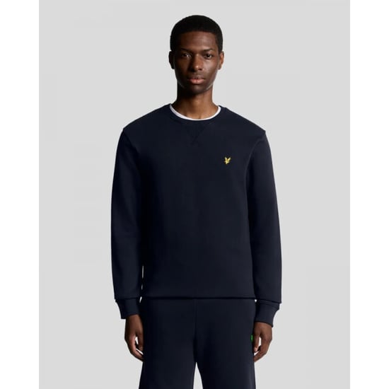 Lyle and Scott Ml424v crew neck sweat dark navy z271 sweater - Image 1