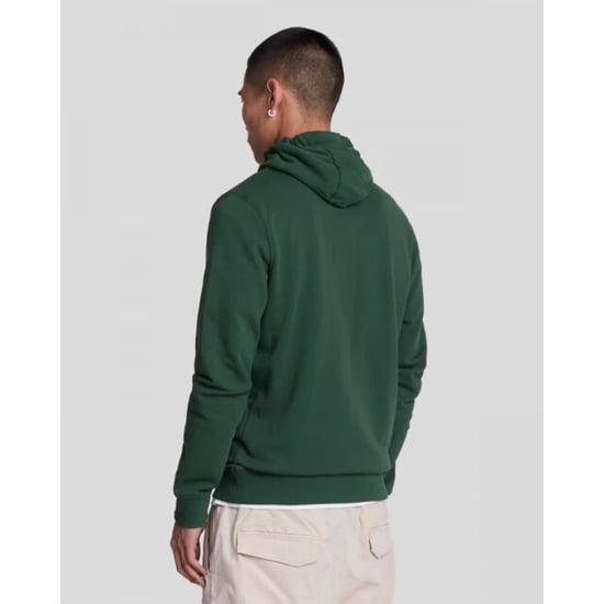 Lyle and Scott Ml420v zip through hoodie dark green w486 sweater - Image 3