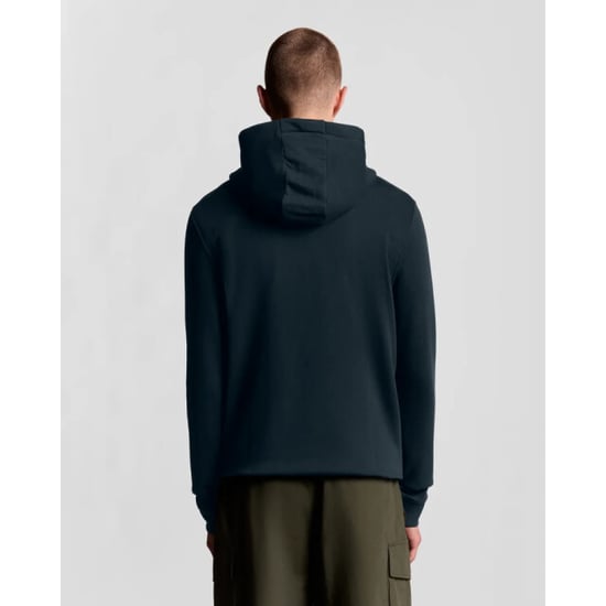 Lyle and Scott Ml420v zip through hoodie dark navy z271 sweater - Image 2
