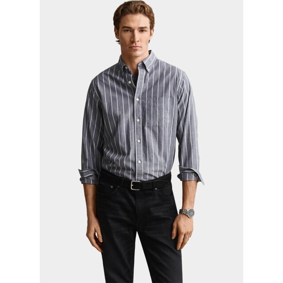 Gant Overhemd heren mélange poplin overhemd met st 3262005/901 - Image 1