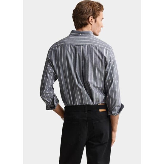 Gant Overhemd heren mélange poplin overhemd met st 3262005/901 - Image 3