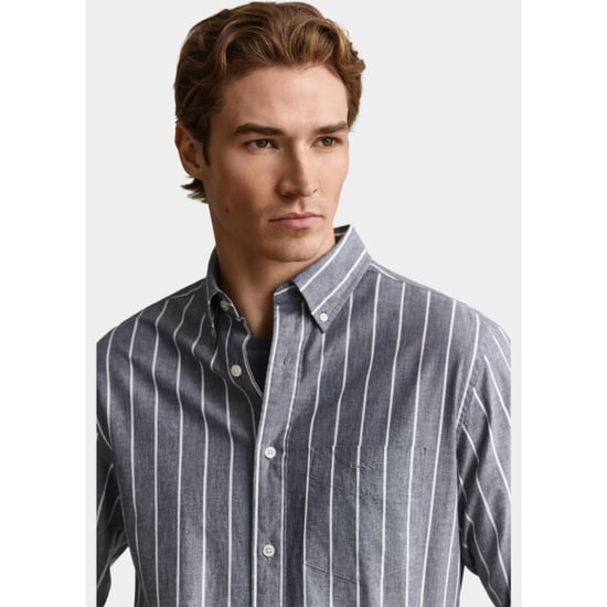 Gant Overhemd heren mélange poplin overhemd met st 3262005/901 - Image 4