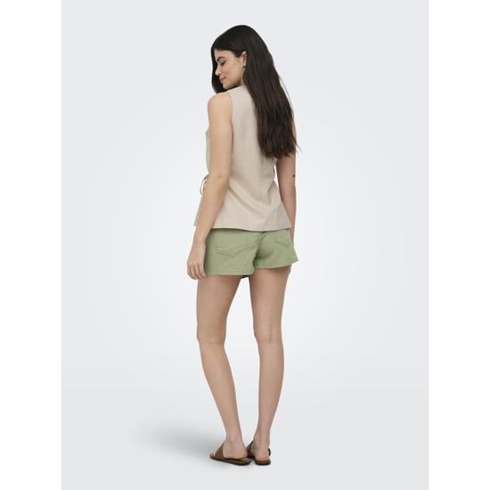 Only Onlbaia s/l linen bl wrap waistcoat - Image 3