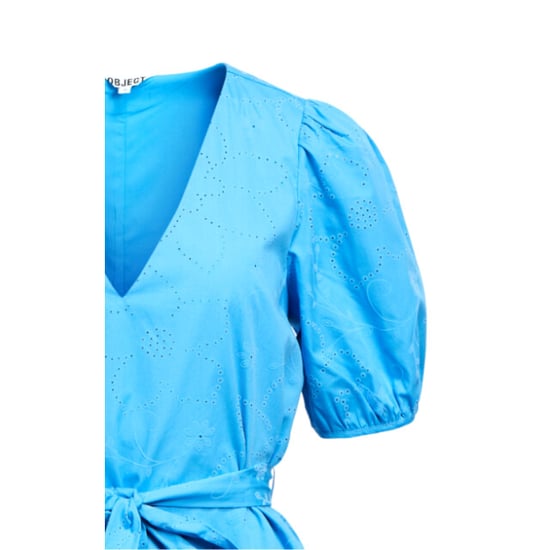 Object Objhelia s/s re v-neck short dress - Image 3
