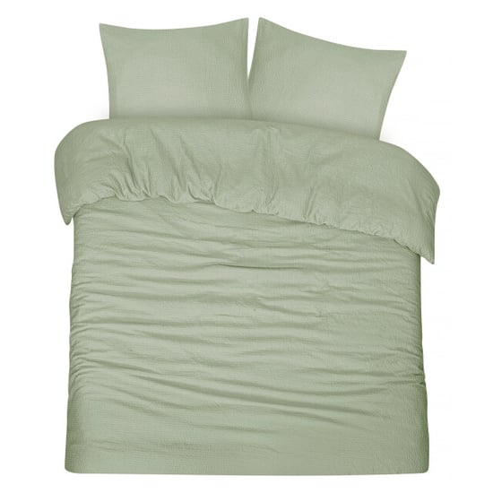 DoubleDry Dekbedovertrek seersucker 100% katoen lits jumeaux 240x200/220 cm - Image 1