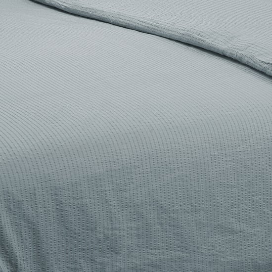 DoubleDry Dekbedovertrek seersucker 100% katoen tweepersoons 200x200/220 cm - Image 5