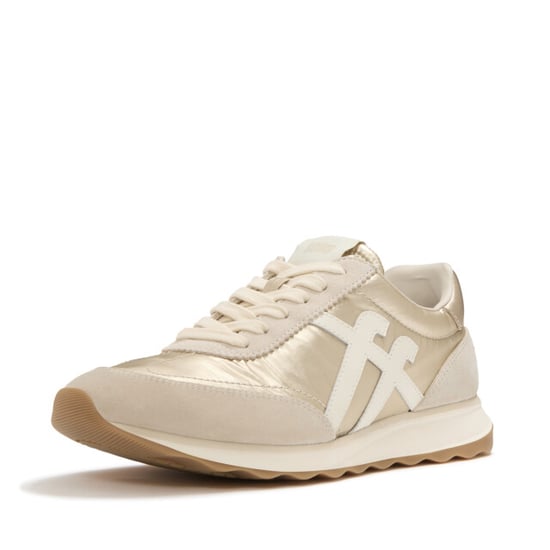 FitFlop Retro-q ff metallic-fabric/suede sneakers - Image 2