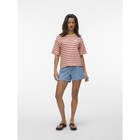 Vero Moda vmevelijn ss striped tee exp 10349868 langoustino -a-boo - Image 5