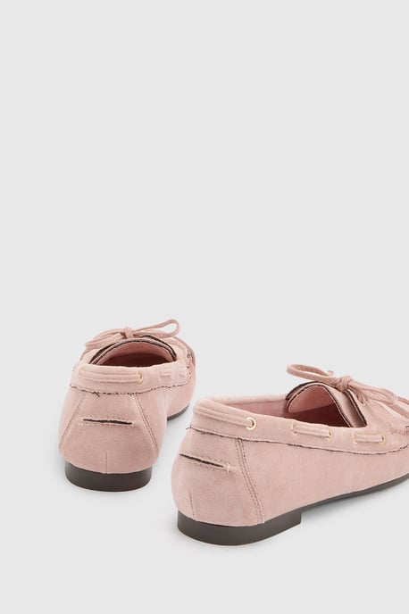 Lori Faux Suede Boat Shoes - Image 4