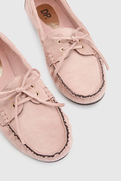 Lori Faux Suede Boat Shoes - Image 5