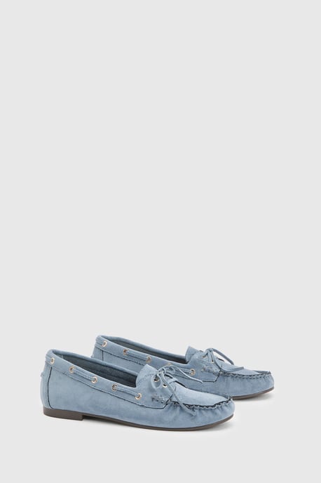 Lori Faux Suede Boat Shoes - Image 3