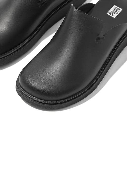 Womens All Black Gen Ff Leather Mule - Image 3