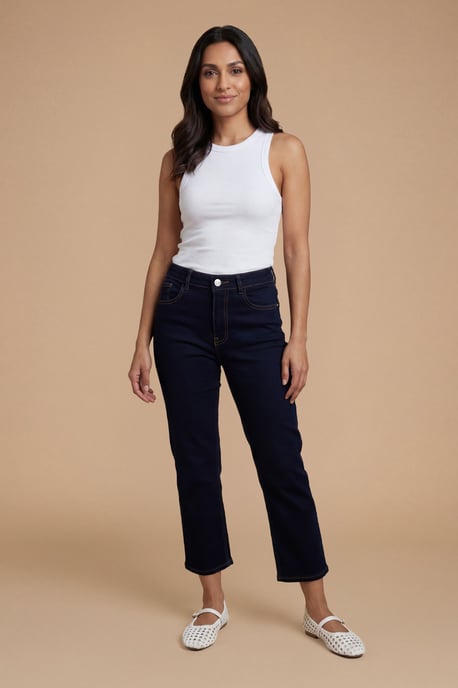 Petite Mom Denim Jean - Image 1