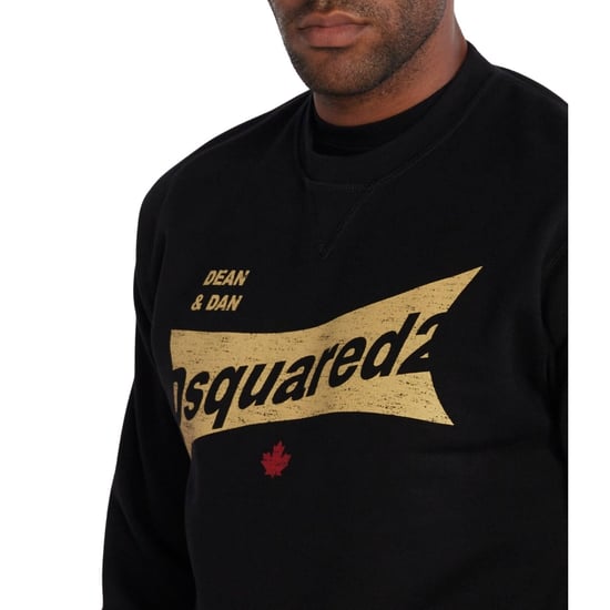 Dsquared2 Cool Fit Logo Zwarte Trui Met Ronde Hals - Image 4