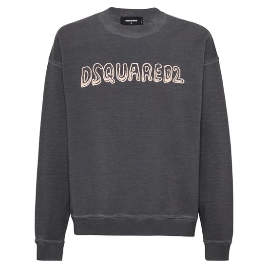 Dsquared2 Best Fade Logo Charcoal Grey Sweatshirt - Image 1