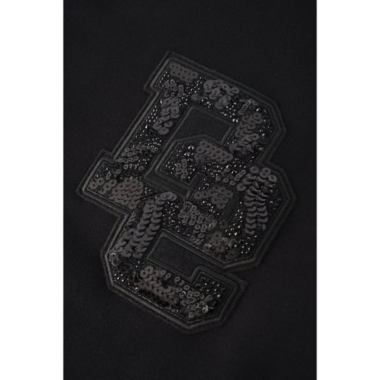 Dsquared2 D2 Paljettlogga Svart Rundringad Tröja - Image 5