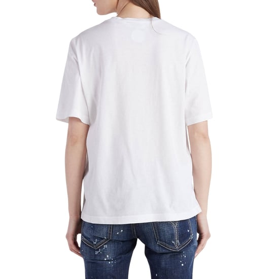 Dsquared2 Kontrast Märkeslogotyp Vit T-shirt - Image 2