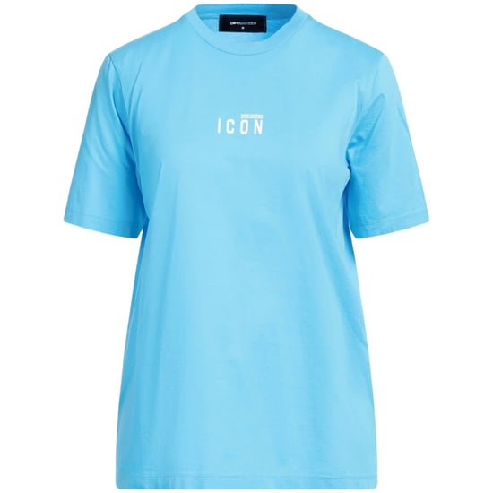 Dsquared2 Icon Small Chest Logo Lichtblauw T-shirt - Image 1