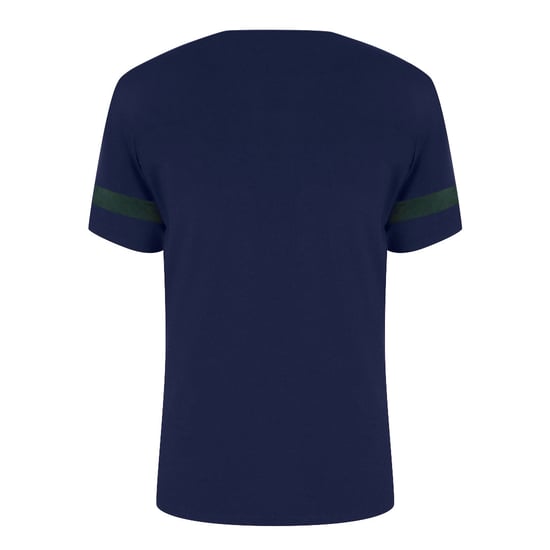 Lyle & Scott T-shirt Met Getipte Details In Marineblauw - Image 2