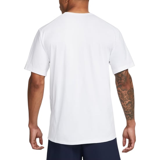 Nike Mens T-Shirt Dri Fit DV9839 Athletic Sportswear Cotton Crew Neck Soft Top - Image 2