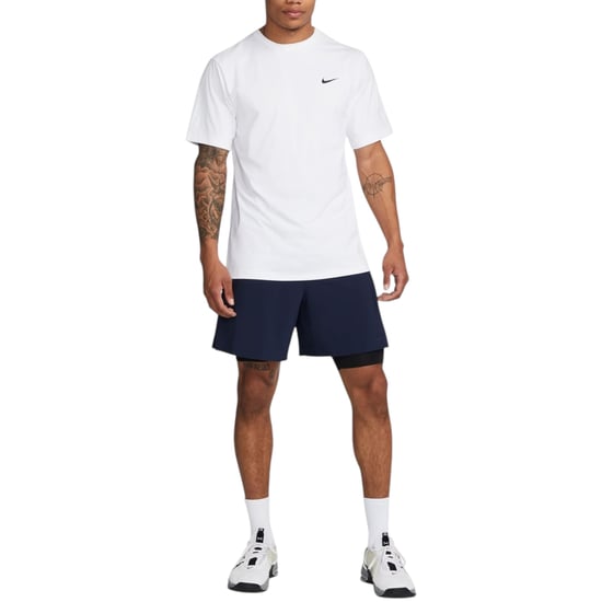 Nike Mens T-Shirt Dri Fit DV9839 Athletic Sportswear Cotton Crew Neck Soft Top - Image 4