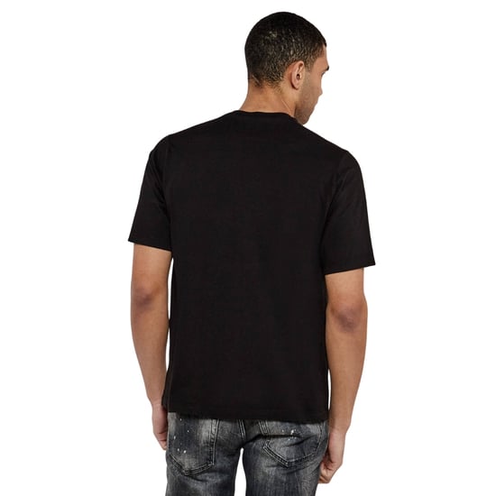 Dsquared2 Lös Passform Svart T-shirt Med Märkeslogotyp - Image 4