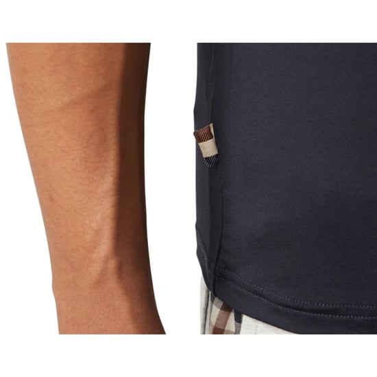 Aquascutum Active Stretch Piping Marinblå T-shirt - Image 6