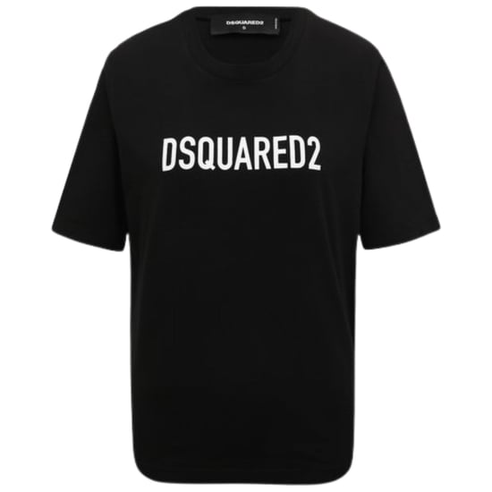 Dsquared2 Bold Logo Print Black T-shirt - Image 1