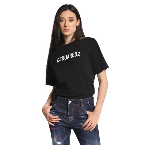 Dsquared2 Bold Logo Print Black T-shirt - Image 4