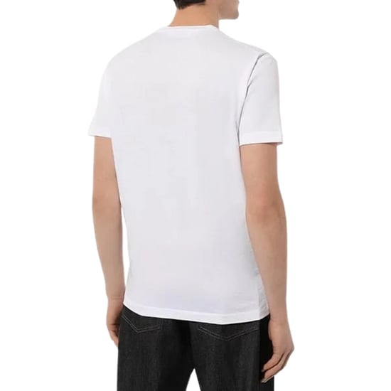 Dsquared2 Merk T-shirt Met Mondprint, Wit - Image 3