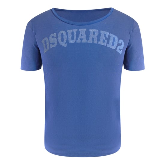 Dsquared2 Rundhalsad Blå T-shirt - Image 1