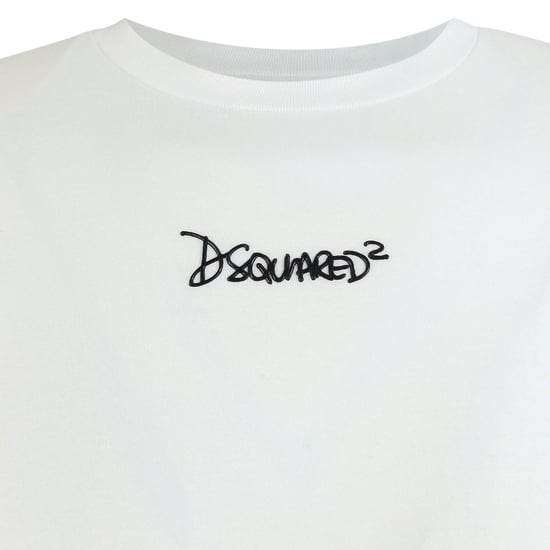 Dsquared2 Small Signature Logo White T-shirt - Image 2