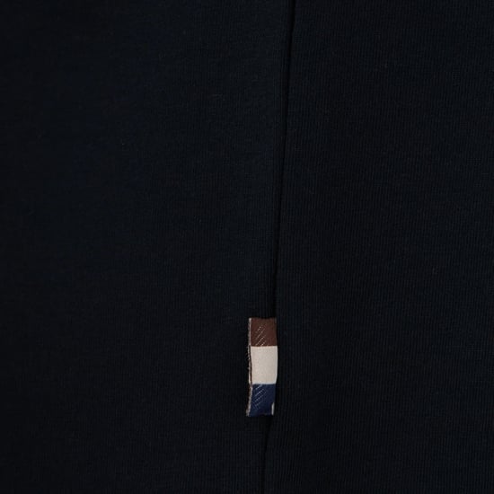Aquascutum Active Raglan Check Pocket Black T-shirt - Image 4