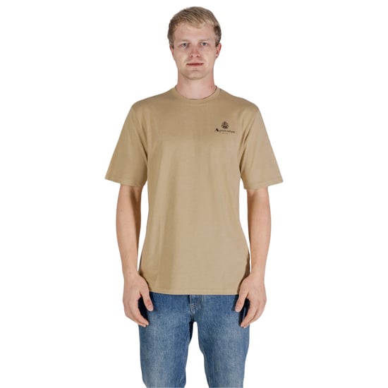 Aquascutum Active Small Logo T-shirt Beige - Image 4