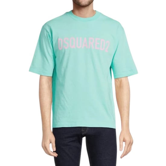 Dsquared2 Ljusgrön T-shirt Med Lös Passform Och Logotyp - Image 4