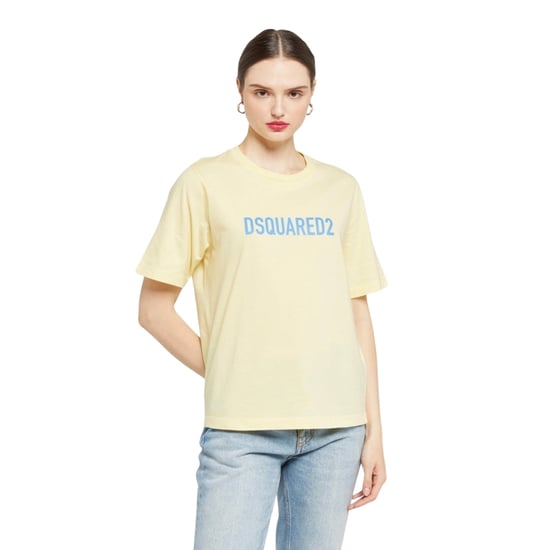 Dsquared2 Eco Dyed Easy Yellow T-shirt - Image 2
