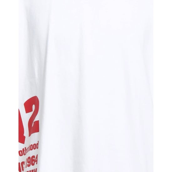 Dsquared2 Dq2 Vit T-shirt Med Sidologotyp - Image 4