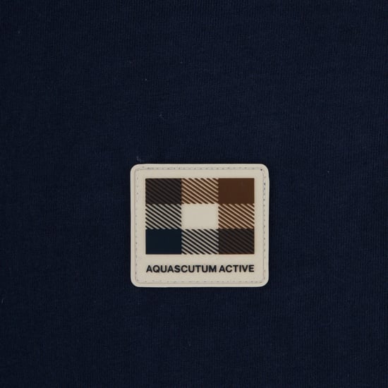 Aquascutum Active Insert Lamina Navy Blue T-shirt - Image 3