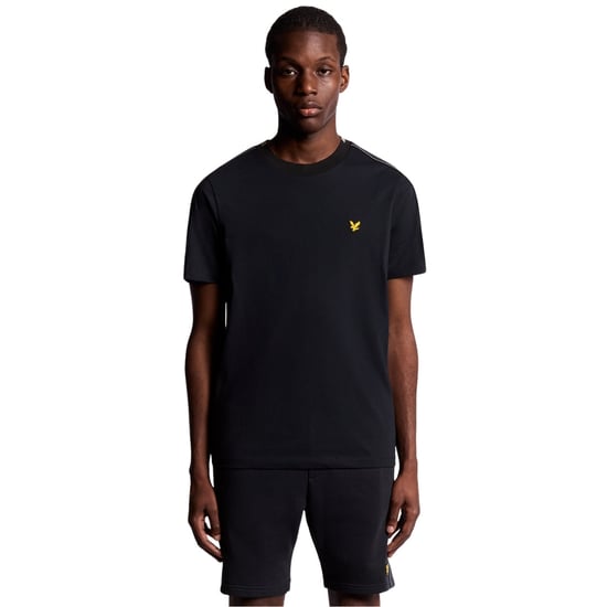 Lyle &amp; Scott Marineblauwe Tape T-shirt - Image 2