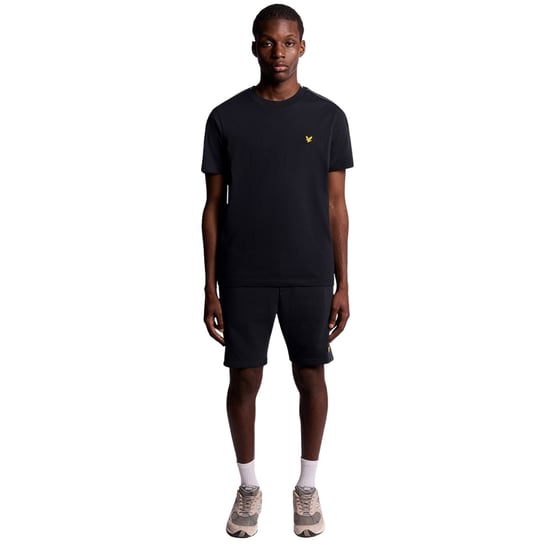 Lyle &amp; Scott Marineblauwe Tape T-shirt - Image 3