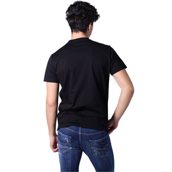 Dsquared2 Cigarette Fit College Svart T-shirt - Image 3
