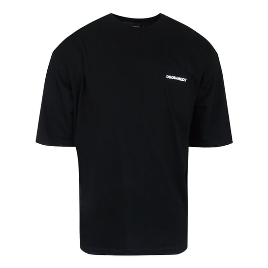 Dsquared2 T-shirt Med Djärv Logotyp Baktill, Svart - Image 1