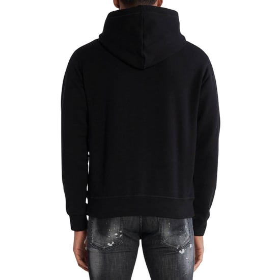 Dsquared2 Icon Scribble Logo Cool Fit Svart Huvtröja - Image 3