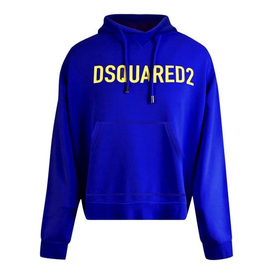 Dsquared2 Cool Fit Brand Logo Purple Hoodie - Image 1